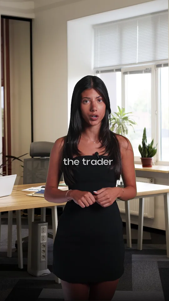 Business presenter with motion graphics